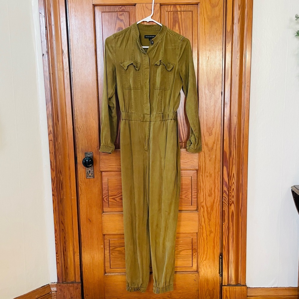 Olive Green Banana republic jumpsuit